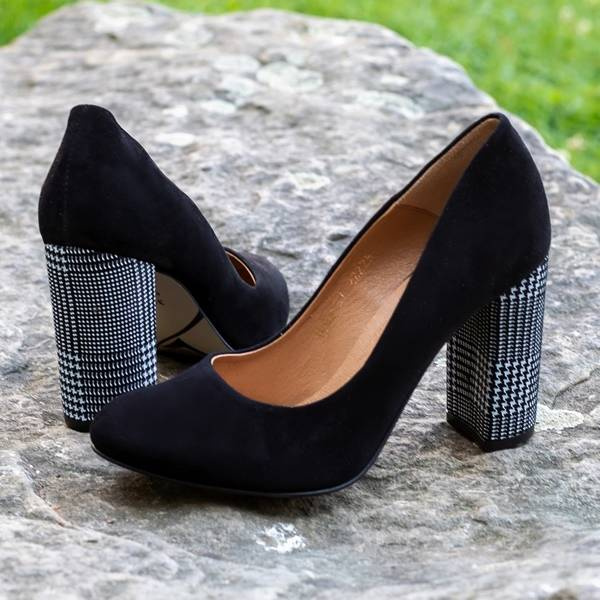 Czarne czółenka CAMILLA