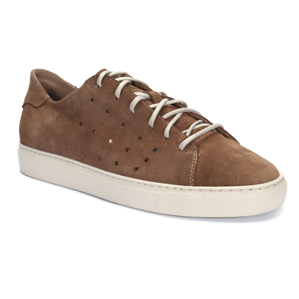 Brązowe sneakersy męskie DANIEL