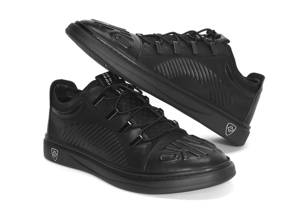 Czarne sneakersy męskie FABRIZIO