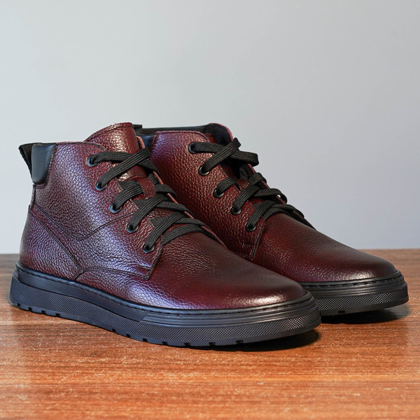 Bordowe trzewiki 15