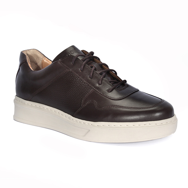 Brązowe sneakersy męskie JUAN II