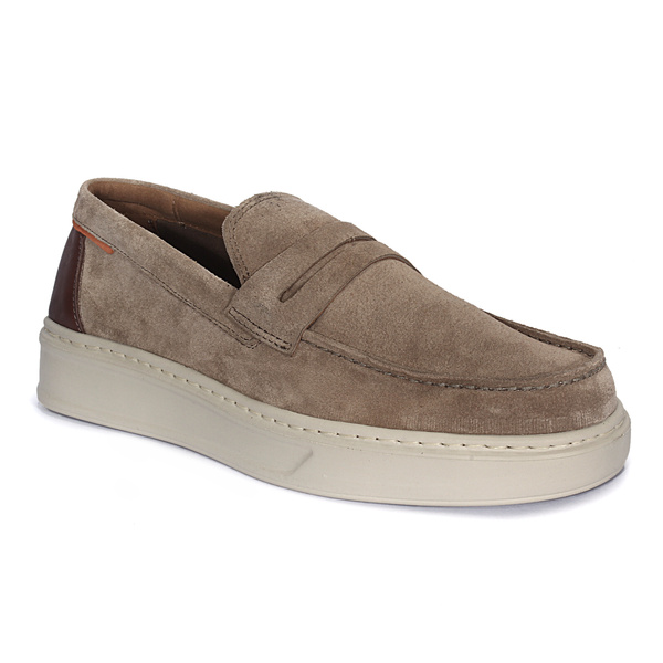 Brązowe mokasyny męskie TIMEO