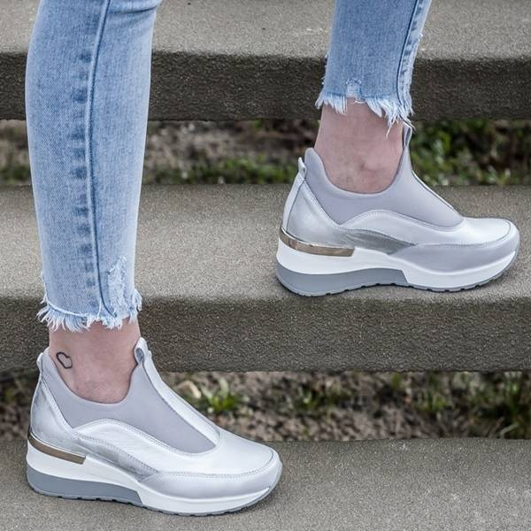 Białe sneakersy damskie INGRID