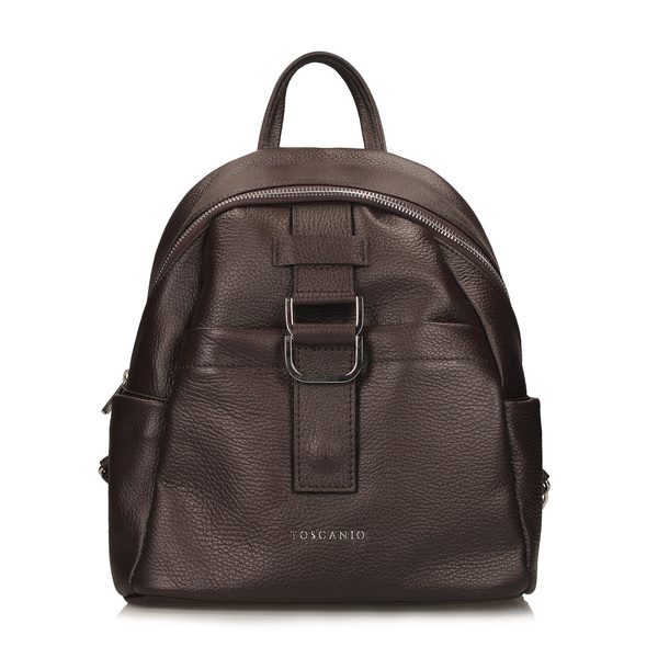 Ciemno-brązowy plecak damski TOSG54